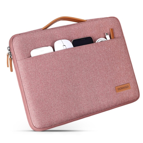 DOMISO 17 inch Laptop Sleeve Case Briefcase Water-Resistant Portable Bag Carrying Protector with Handle for 17.3" Notebook/D