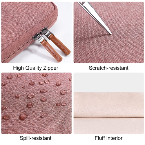 DOMISO 17 inch Laptop Sleeve Case Briefcase Water-Resistant Portable Bag Carrying Protector with Handle for 17.3" Notebook/D