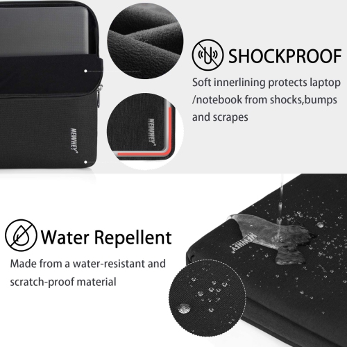 Laptop Case 13-14 Inch Waterproof Laptop Sleeve Bag Business Computer Case Compatible with 13 Inch MacBook Air/Pro Notebook