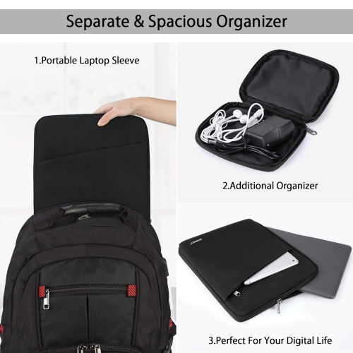 Laptop Case 13-14 Inch Waterproof Laptop Sleeve Bag Business Computer Case Compatible with 13 Inch MacBook Air/Pro Notebook