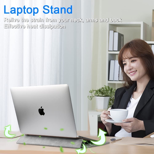 TOWOOZ 13.3 Inch Laptop Sleeve Case Compatible with 2016-2020 MacBook Air/MacBook Pro 13-13.3 inch/iPad Pro 12.9 / Dell XPS