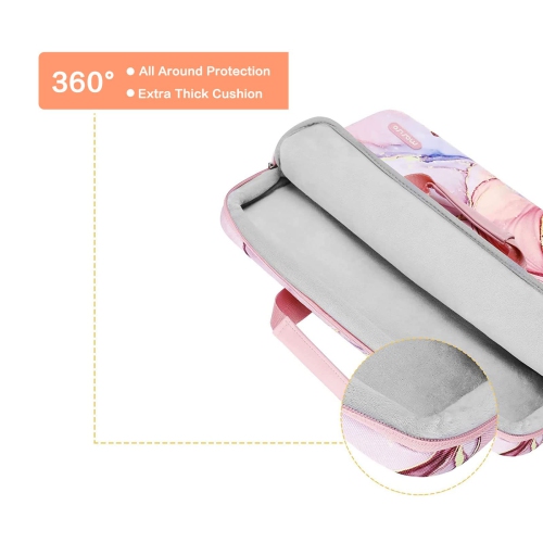 MOSISO 360 Protective Laptop Shoulder Bag Compatible with MacBook Pro 16 inch 2022 2021 M1 A2485/2019-2020 A2141/Pro 15 A139