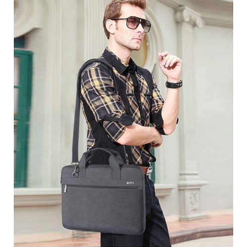 Voova – Étui protecteur 360° pour sac pour portable de 17 17.3 po avec bandoulière, housse mince étanche pour ordinateur MacBook Pro 17,