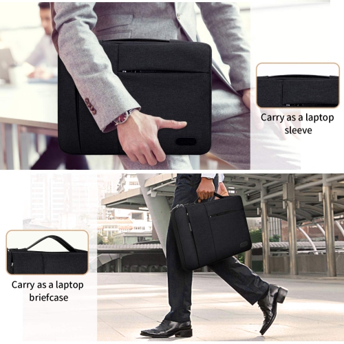 Laptop Sleeve 13-14 inch Waterproof Business Laptop case Compatible with 13 MacBook air pro case Notebook Protective Handbag Laptop Bag for Men Women