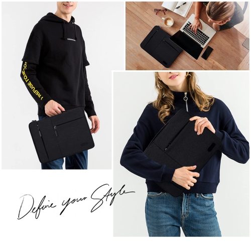 Laptop Sleeve 13-14 inch Waterproof Business Laptop case Compatible with 13 MacBook air pro case Notebook Protective Handbag Laptop Bag for Men Women