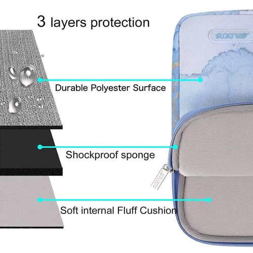 Laptop Sleeve Case Compatible with MacBook Air/Pro, 13-13.3 inch Notebook, Compatible with MacBook Pro 14 inch 2023-2021 A2779 M2 A2442 M1, Polyester