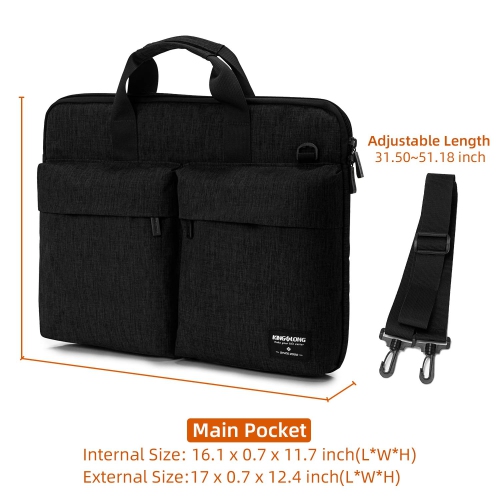KINGSLONG 15 15.6 Inch Laptop Case Bag Sleeve, Lightweight Laptop Computer Notebook Ultrabooks Carrying Case Sleeve Handbag