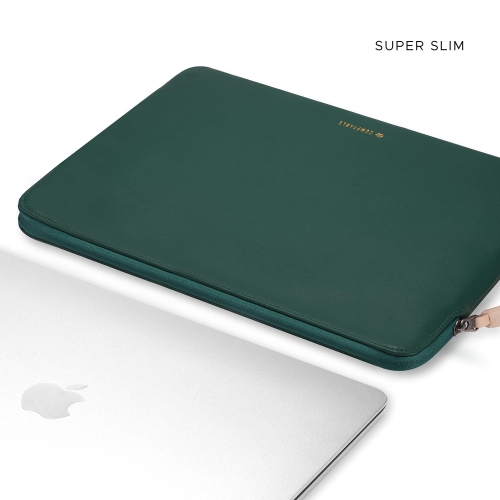 Comfyable Slim Protective Laptop Sleeve 13-13.3 Inch Compatible with 13 Inch MacBook Pro & MacBook Air, PU Leather Bag Water