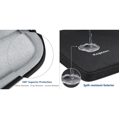 Kogzzen 13 13.3 13.5 14 Inch Laptop Sleeve Shockproof Case Bag Compatible with MacBook Pro 14 13 inch/MacBook Air 13.3/ Dell XPS 13/ Surface Laptop