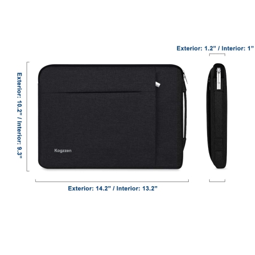 Kogzzen 13 13.3 13.5 14 Inch Laptop Sleeve Shockproof Case Bag Compatible with MacBook Pro 14 13 inch/MacBook Air 13.3/ Dell XPS 13/ Surface Laptop