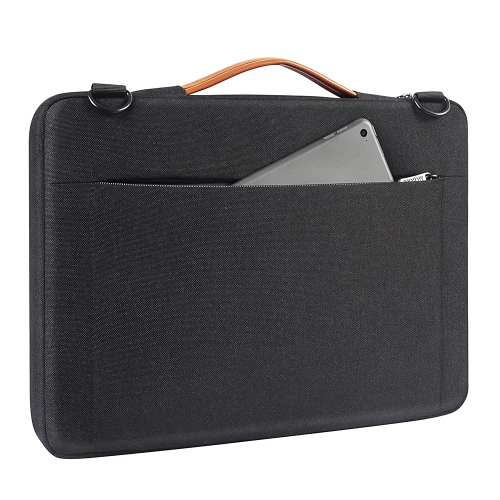 DOMISO 17-17.3 Inch Laptop Sleeve Bag Business Briefcase Messenger Bag Compatible with 17.3" Dell Computer/HP Pavilion 17/Pr