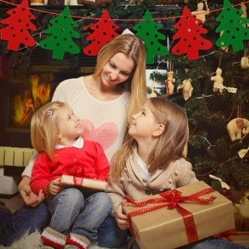 BANDEROLE d’étapage EN jute « LE joyeux Noël » DE CA Garlands pour décorations de fournitures de fête