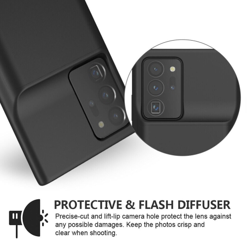 For Galaxy S21/S21 Plus/S21 Ultra Battery Charging Case Cover Power Bank, Black