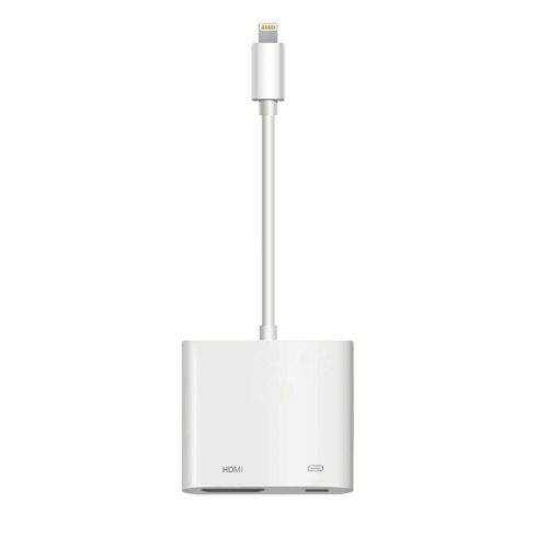 Digital Lightning Av Adapter For Iphone And Ipad To Tv Apple Mfi