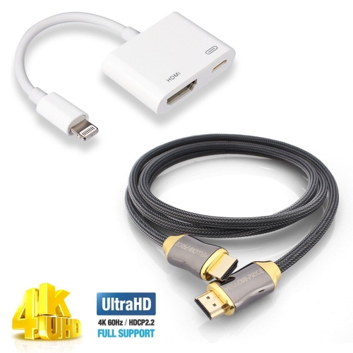Yellow-Price Apple MFi Certified Lightning to Digital AV Adapter for iPhone/iPad/iPod - Yellow