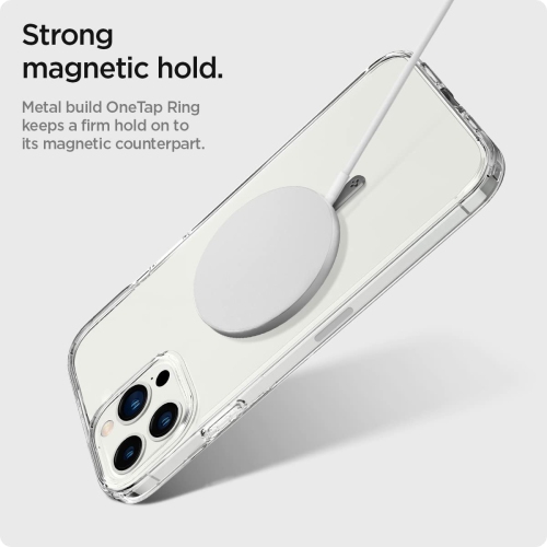 OneTap Ring Adapter for Mag Safe-Compatibility with EZ-Fit Kit [Add Mag Safe Compatibility to Non-Mag Safe Case ] - 1 Pack - Matt Black