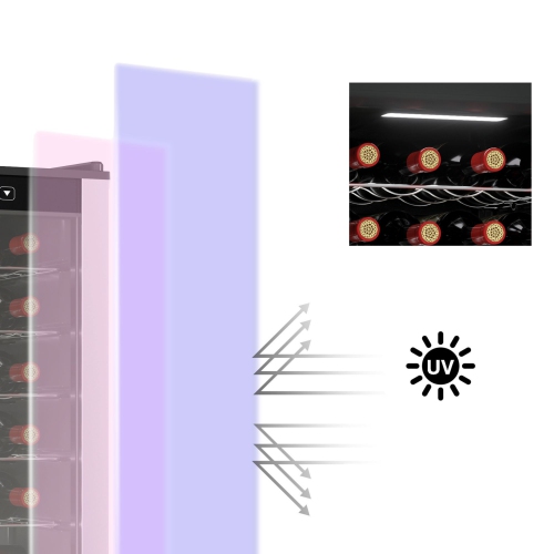 Réfrigérateur à vin autonome à compresseur pour 24 bouteilles 2,4&nbsp;pi³ noir de Koolatron