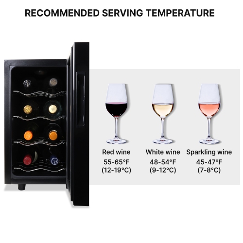 Koolatron 8 bottle wine clearance cooler