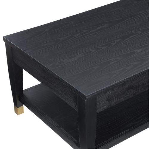 Yves Rubbed Charcoal Wood Lift-top Cocktail Table