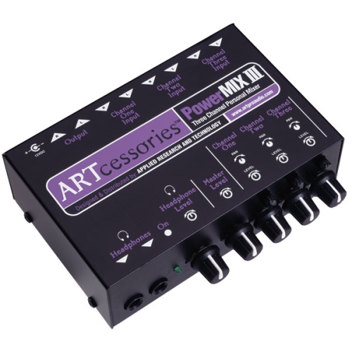 Mini Table De Mixage Audio 4 Canaux - Entrées/sorties 3.5mm - Contrôles Volume, Graves, Aigus - Alimentation 5-12V - Pour PC, Portable, Smartphone