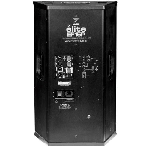 Yorkville Sound Elite 1200 Watt Program 15-Inch+Horn Active PA Cabinet