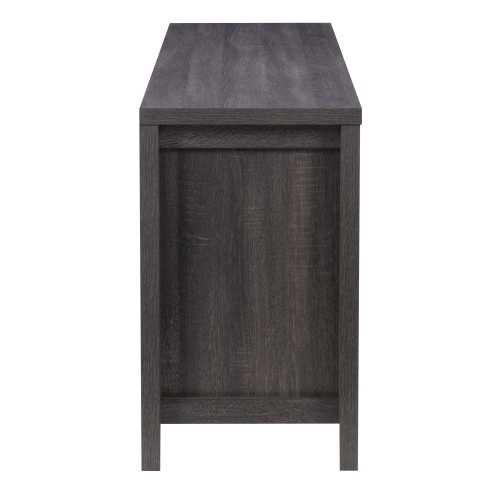 CorLiving Hollywood Dark Grey TV Stand with Drawers, Cabinets and Open Storage, for TVs up to 85''