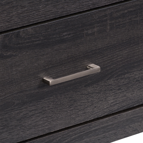 CorLiving Hollywood Dark Grey TV Stand with Drawers, Cabinets and Open Storage, for TVs up to 85''