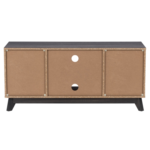 CorLiving THW-540-B Hollywood Dark Grey Wood Grain TV Stand with Drawers for TVs up to 55"
