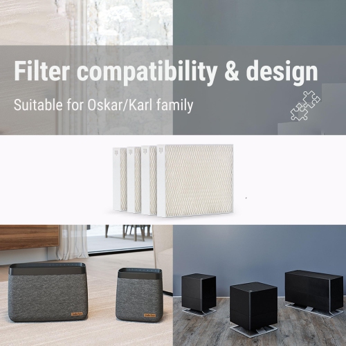 Stadler Form Oskar Humidifier Filter Replacement 4 Pk