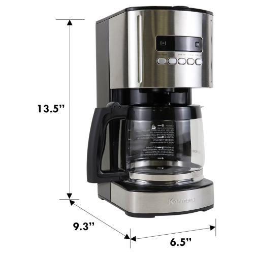 Kenmore Aroma Control Programmable 12-cup Coffee Maker, Black/Stainless