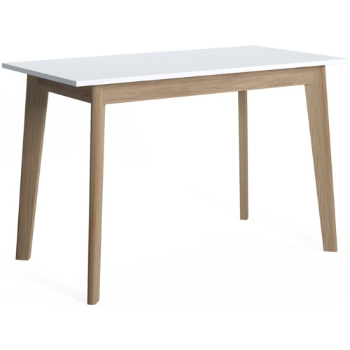 MOD-ARTE  Doco Modern Mdf And Engineered Wood Office Desk In Oak/white