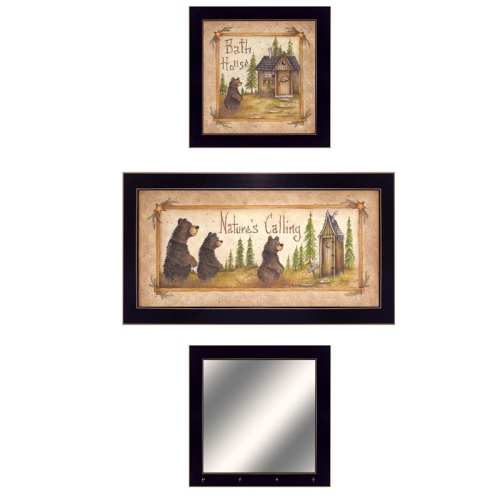 Nature Bath de Mary Ann June, art mural en bois multicolore Best Buy