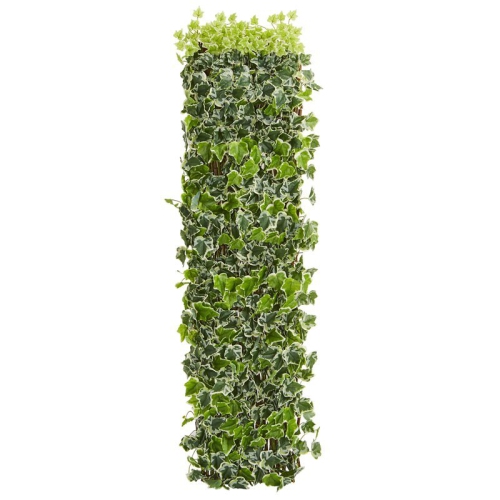 Nearly Natural 39" English Ivy Expandable Fence UV Resistant/Waterproof in Green