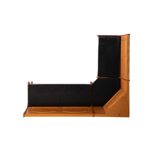 Ensemble de coussins en tissu et en PVC brun foncé Riverbay Furniture