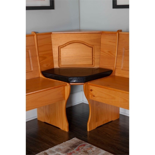 Ensemble de coussins en tissu et en PVC brun foncé Riverbay Furniture