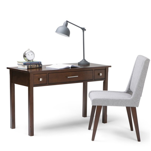 ATLIN DESIGNS  Contemporary Wood Home Office Desk In Tobacco In Brown