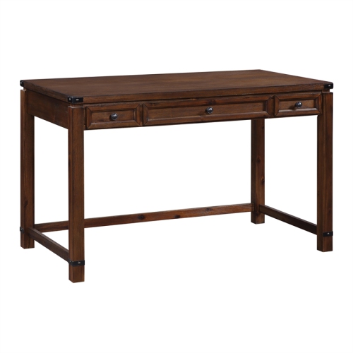 OSP HOME FURNISHINGS Baton Rouge Home Office Writing Desk In Brushed Walnut Finish Engineered Wood My Beautiful Desk