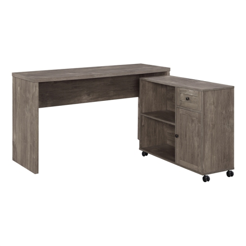 OSP HOME FURNISHINGS  Waverly Work Station In Scottish Alder Finish In Gray Love it !