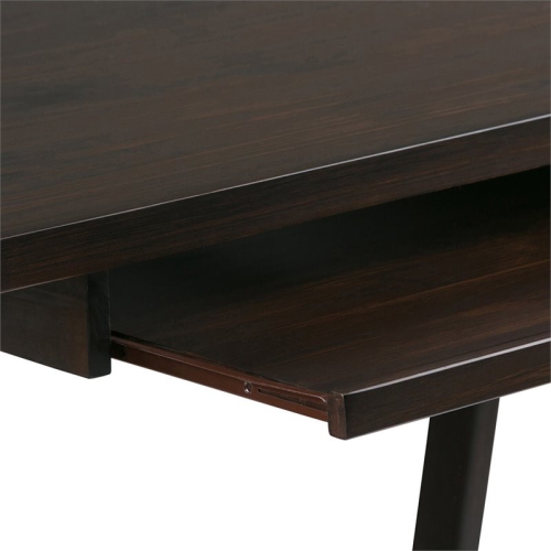 Atlin Designs Computer Desk in Dark Chestnut Brown