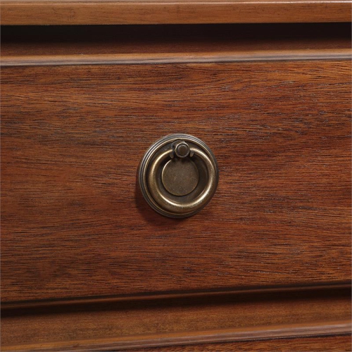 Cambridge Brown Wood 3-Drawer Nightstand