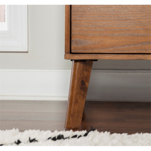 Riverbay Furniture Bristol 4-Drawers Wood Chest with Bronze Hardware - Brown