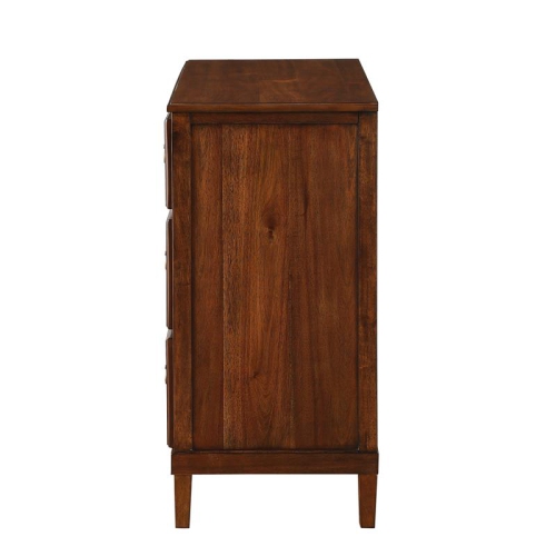 Cambridge Brown Wood 3-Drawer Dresser