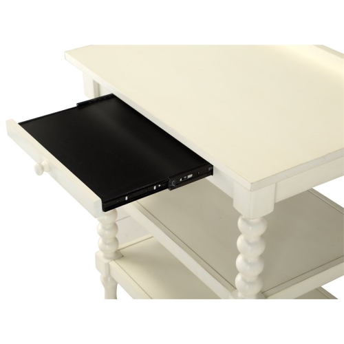 Averly Antique White Wood Nightstand