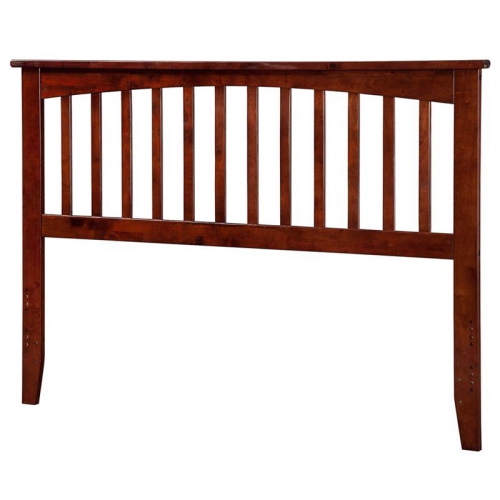 Leo & Lacey Queen Spindle Headboard in Walnut