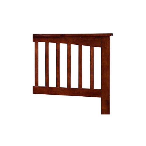 Leo & Lacey Queen Spindle Headboard in Walnut