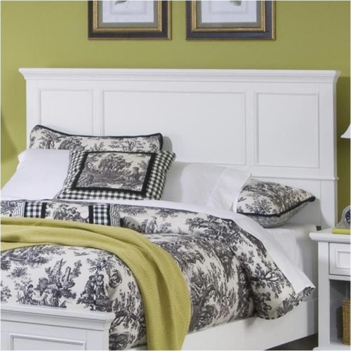 Hawthorne Collections Queen Panel Headboard in Off White