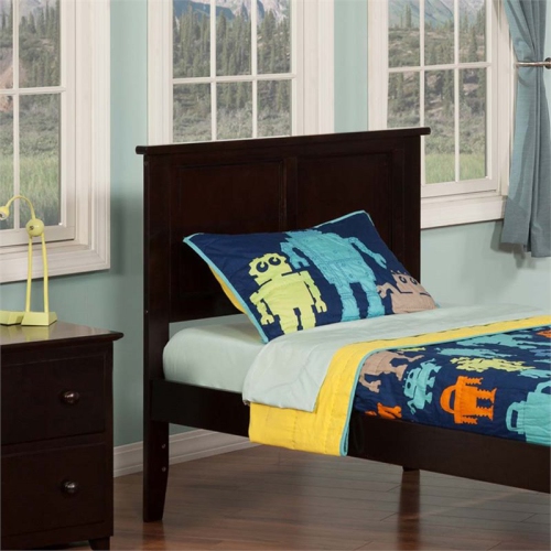 Leo & Lacey Twin Panel Headboard in Espresso