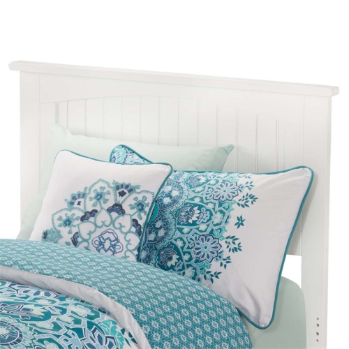 Leo & Lacey Twin Panel Headboard in White