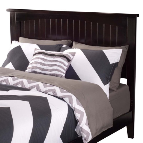 Leo & Lacey Full Panel Headboard in Espresso