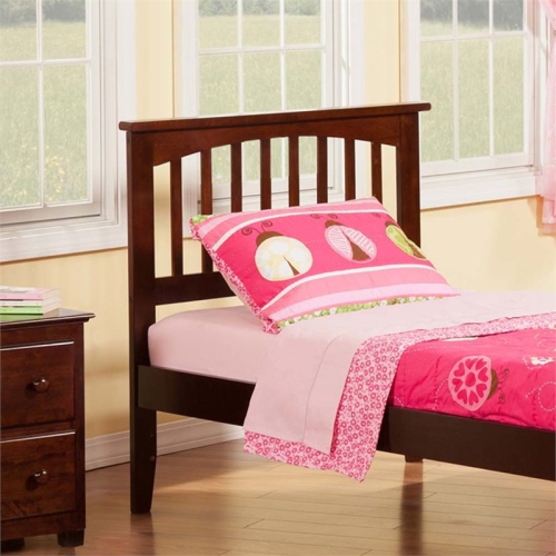 Leo & Lacey Twin Spindle Headboard in Walnut